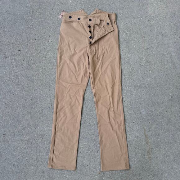 Frontier Classics Tan Western Civil War Old West Reenactment Pants 36x37 NWT - Picture 1 of 9